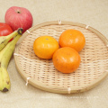 High quality handmade high quality round bamboo basket for fruit